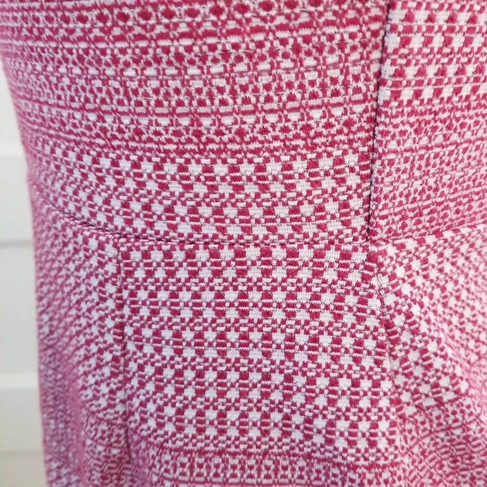 Banana Republic Jacquard Cross Back Dress, Size 0 - Picture 9 of 12